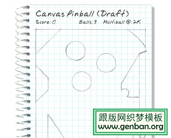 Canvas Pinball